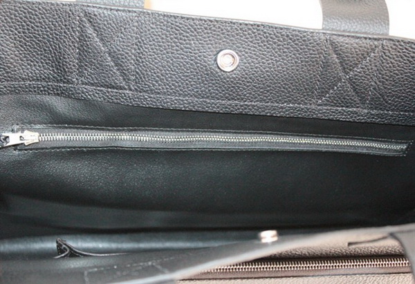 Replica Hermes Cowhide Cabag Weekender Bag Black 6008 On Sale - Click Image to Close